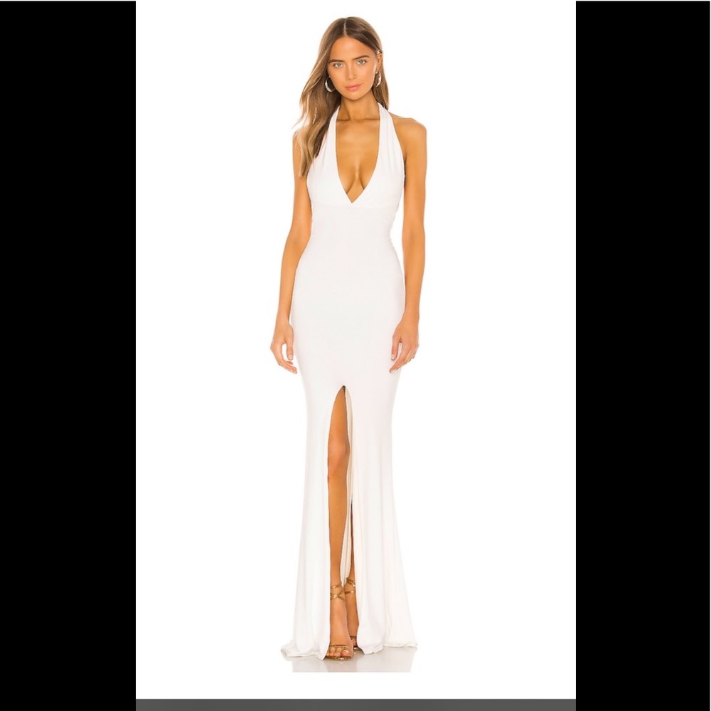 x REVOLVE Illegal Halter Gown in White
Nookie